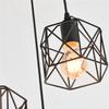 Modern Black Iron Pendant Light For Foyer Stair Staircase Room Hotel Hall Chandeliers Lighting Suspension Decorate Pendant Lamps