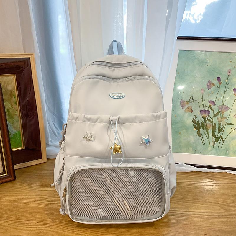 New Backpack Japanese Ins Campus Pain Bag Jk Student School Bag Girls Large Capacity Removable Backpack