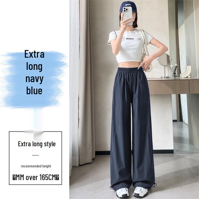 Women's 2025 Summer Quick-Dry Wide-Leg Hiking Pants with Sun Protection, Cuffed Style, Cargo Pockets, and Straight-Leg Design