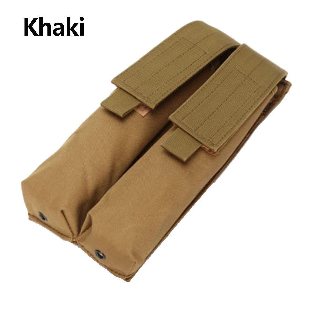 Sac de chargeur Molle camouflage en nylon 1000D, deux unités, pochette de chargeur tactique, étui de chargeur.