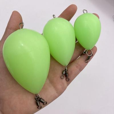 Floating Aid Noctilucent Float Glow In Fishing Float Luminous Egg Float Casting Bait Accessory