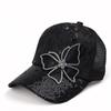 Spring & Summer Sequin Bow Baseball Cap: Breathable Mesh Sun Protection Hat