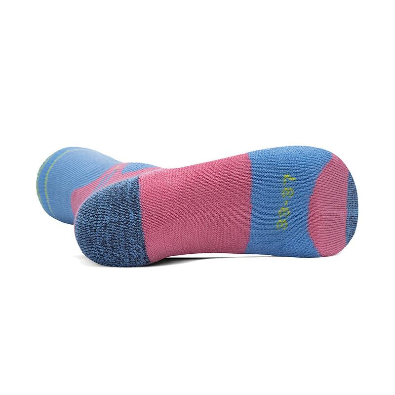 TFO Children's Wool Socks, Merino Comfortable Breathable Outdoor Sports Socks Running Socks 2902411 Pink Blue