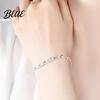 Love Luck Bracelet Women Adjustable Length Four-Leaf Clover Heart Anniversary