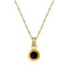 Ring Roman Zircon Temperament Personality Minimalist Furnace Real Gold Female Collarbone Necklace