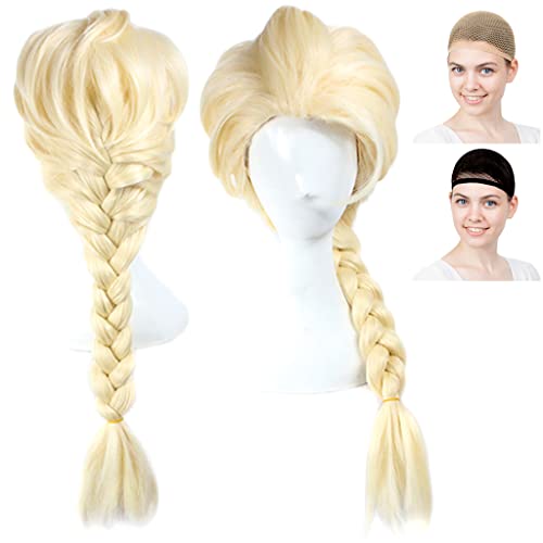 

CaseEden Cosplay Wig, Premium Braided Long Gold Blonde (WIG4842)