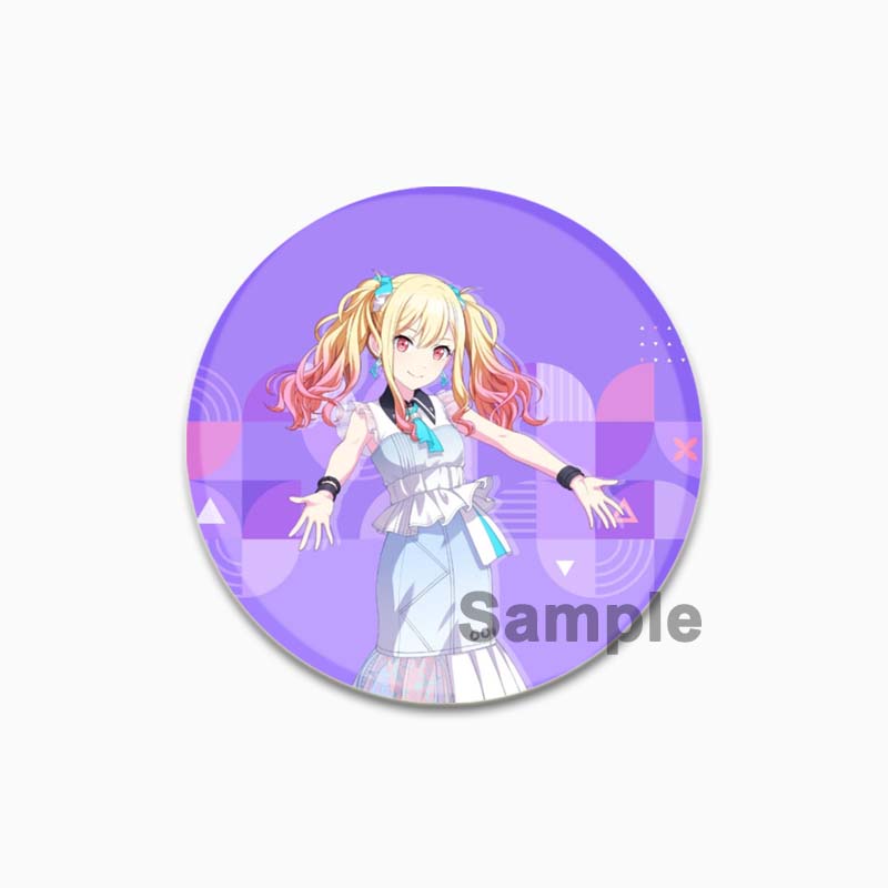 32/44/58 mm Project SEKAI Pin na batohy Kulaté plastové brože Kreativní kreslené postavičky odznak dárky