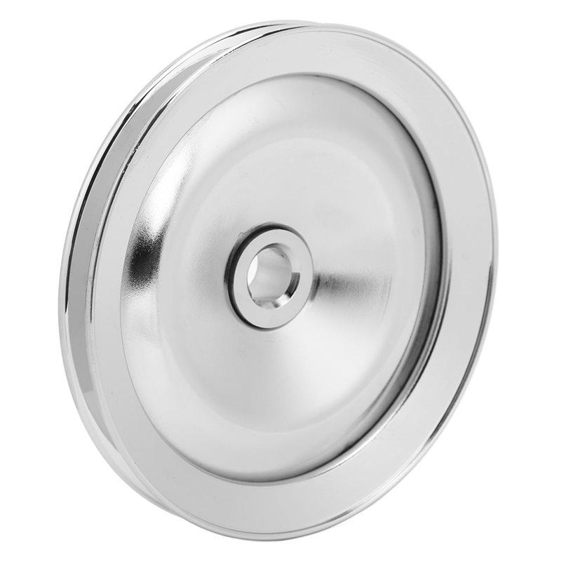 V Belt Pulley Single Groove 5/8 In Keyway Shaft For Chevy Power Steering Pump Replacement