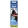 Braun Oral-B Kids' Soft Toothbrush Replacement Brush Set, Extra Soft, 4 Brushes, Star Wars Design, EB10S-4 [Parallel Import]