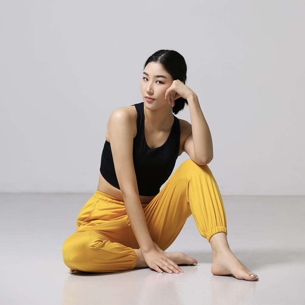 Aolda Sienna Jogger Pants (Yellow)