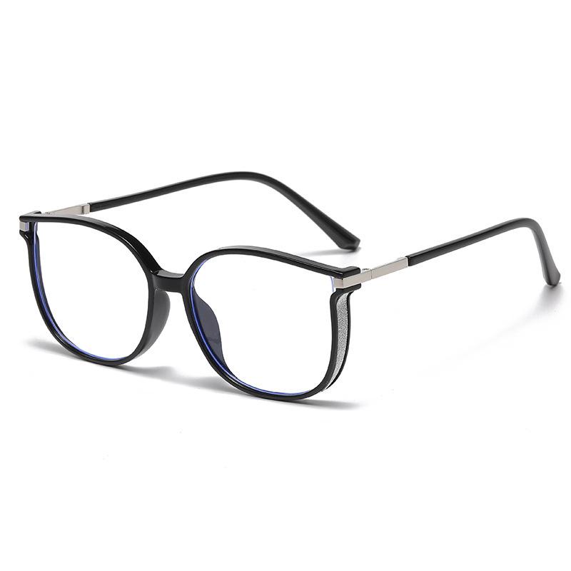 Anti-blue Light Glasses Square Metal Eyewear Women Men Large Frame Luxury Eyeglas Blue Light Blocking Man Lady Computer Eyeglas