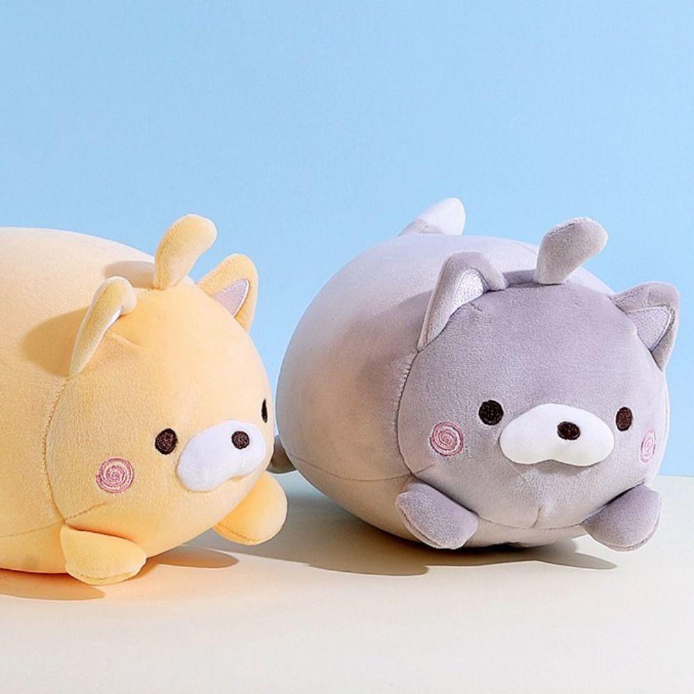 Deformable Cat U-shaped Pillow Foam Particle Soft Travel Pillow 2 in 1 Skin-friendly Nap Pillow Home Decoration