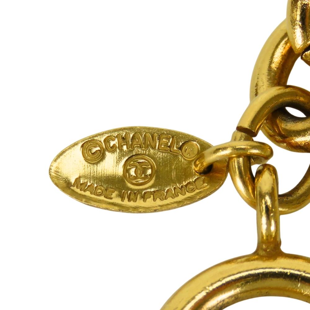 Used CHANEL Necklace Cambon Line 31 RUE CAMBON Metal 132g Gold Plating
