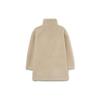New MLB Velvet feel Coat Women's Light Beige 3FFDB0136-43BGL