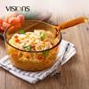 Corning VISIONS Amber Transparent Glass Cookpot