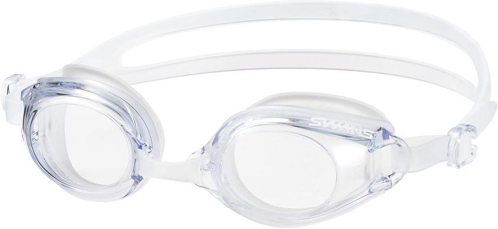Swimming Goggles CLA Clear Fitness Adult Large Lens Antibacterial Cushion [Swans] Japanese-made SW-46re