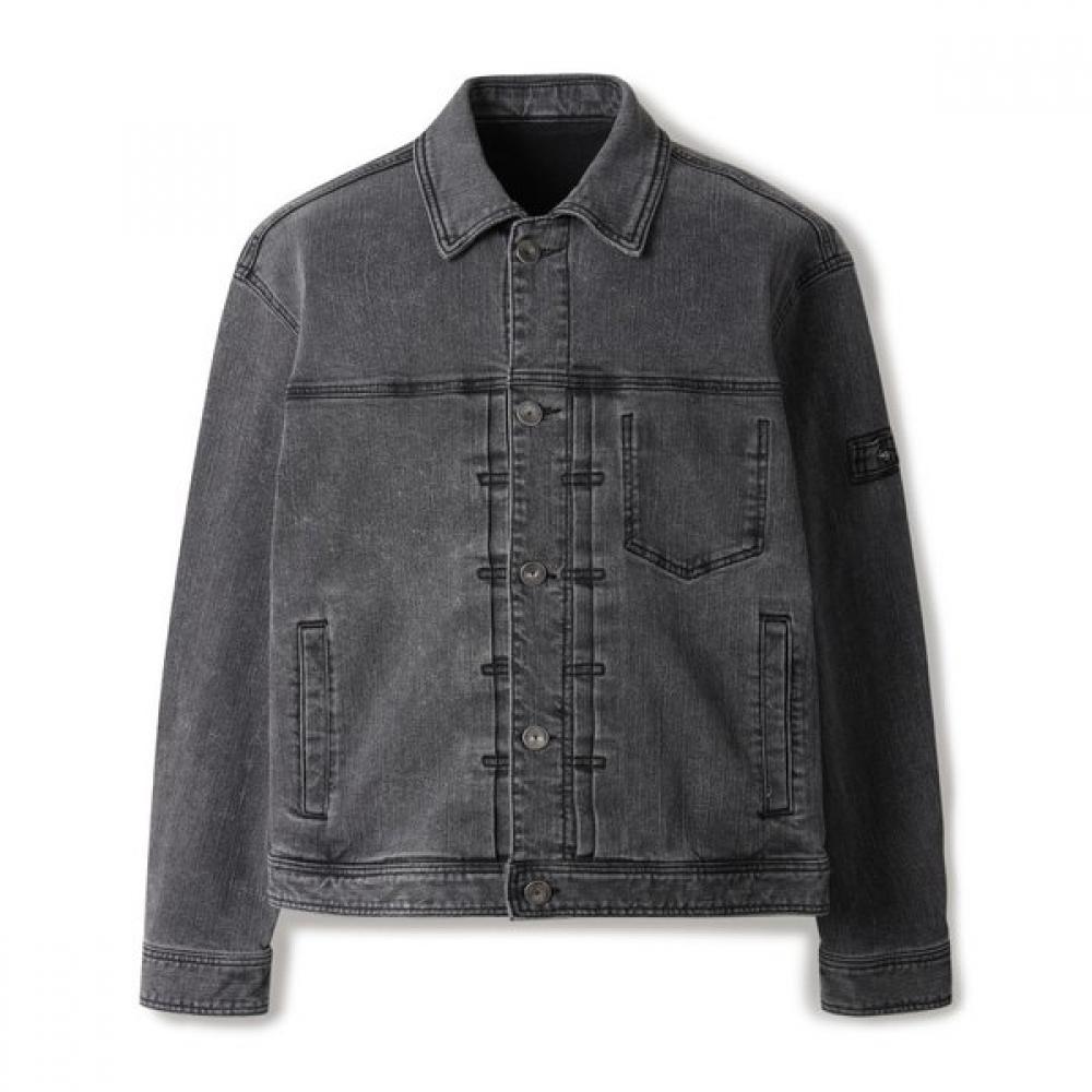 

Denim Hidden Pocket Trucker Sauas25151gyx Grey/110