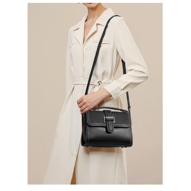 New Commuting Bag Fashionable High End Crossbody Bag Genuine Leather Women's Bag Versatile One Shoulder Carry