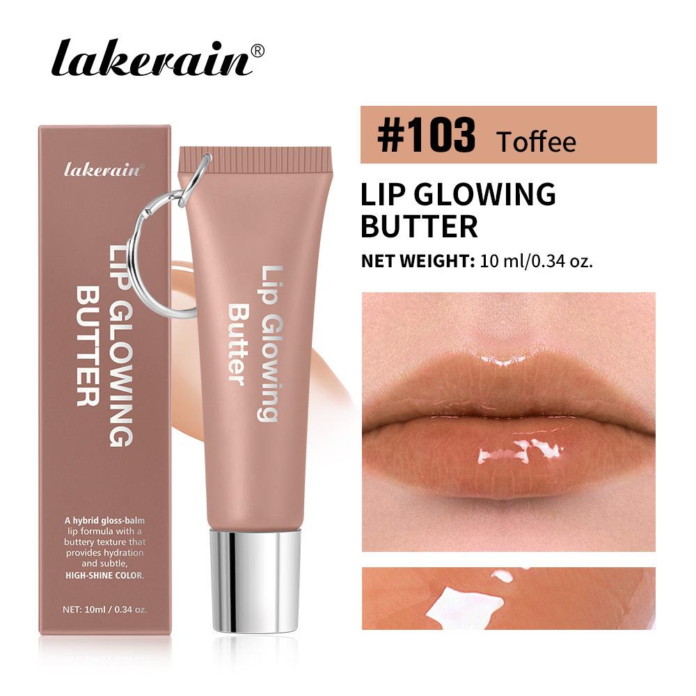 Lip Gloss Lip Oil Plumper Long Lasting Keychain Glowing Butter Moisturizing Pink Nourishing Makeup Care Hydrating Lipstick