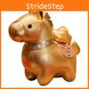 Chinese Zodiac Gold Horse Plush Figurine With Pp Cotton Filling For Desk Display And Gift