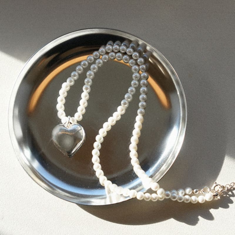 REINDEER [SILVER 925] HOLIDAY HEART necklace 03