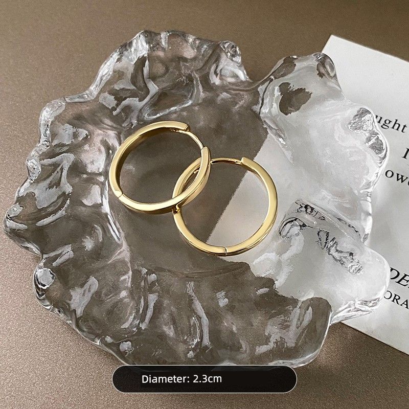 

Крутой Стиль Минималистичный Легче всего сочетать Женские Самые продаваемые Серьги Простой Браслет Gold Pair