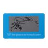 Dual-Language Polarized Sunglasses Test Card with Fishing Design