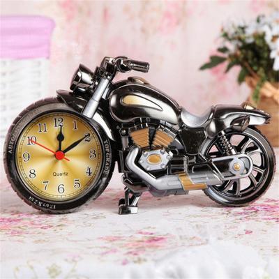 1X Motorcycle Alarm Clock Shape Creative Retro Gifts  Furnishings Home Decorator