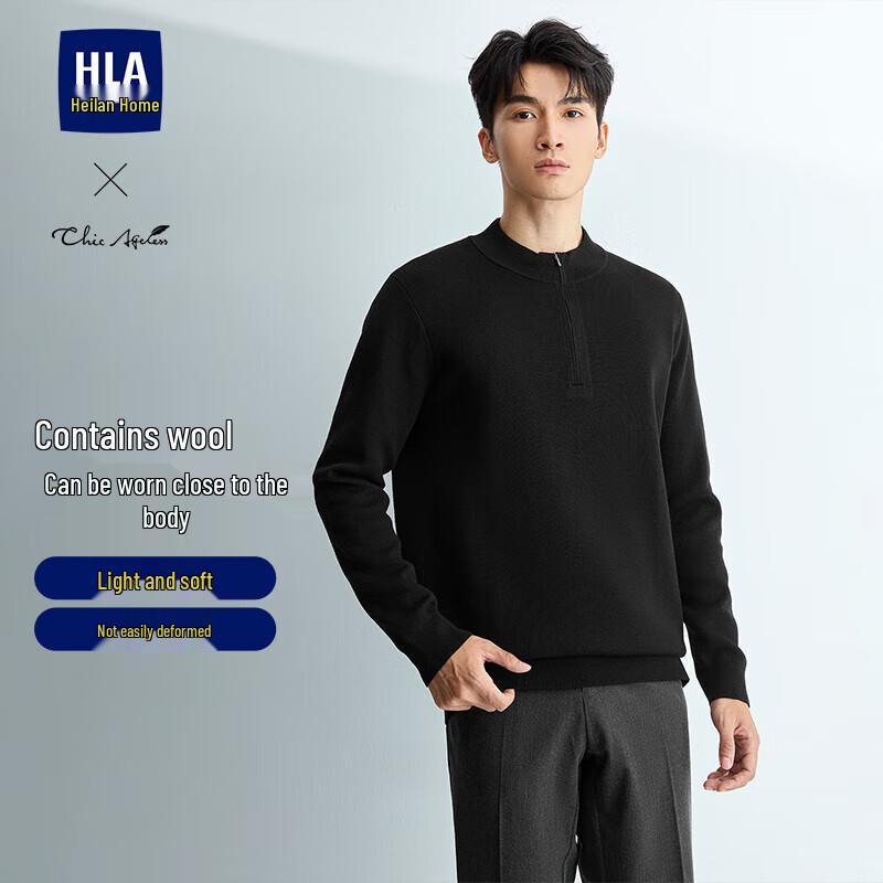 

HLA Men s Business Casual Chic Ageless Long-Sleeve Knit Sweater L