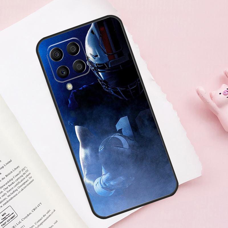 American Football Case For Samsung Galaxy M52 M32 M12 M13 M53 M51 M31 M11 M14 M34 M54 M16 M36 M56 M15 M35 M55