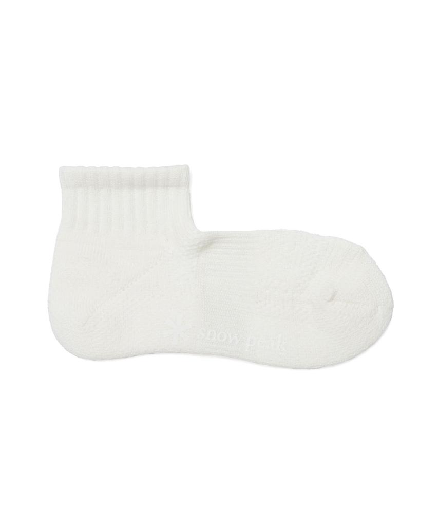 Snow Peak Everyday Use Sox Socks for Men and Off Size M SO-26SU002 Women, White,