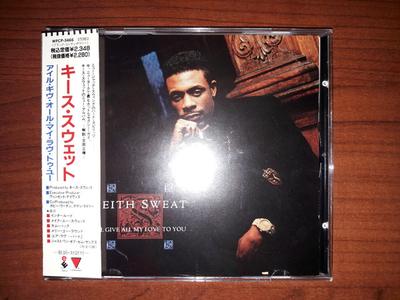 CD KEITH SWEAT  Ill Give All My Love To You WPCP3466 Elektra 1990 Japan Rap  HipHopRB Used
