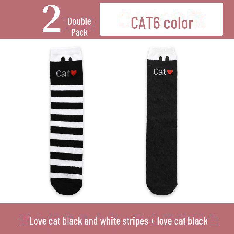 Șosete înalte până la genunchi pentru fete de primăvară și toamnă - șosete de vițel cu tub mijlociu pentru copii și bebeluși