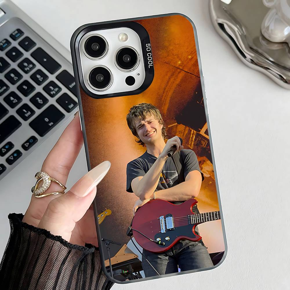 D-Djo Joe K-Keery Singer Phone Case For iPhone 17,16,15,14,13,12,11,Pro,Max,Plus,E,Air,Mini Black IMD Cover