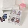 Acrylic Photo Album Loose-leaf A5/A7/A8 Photocard Holder Water Ripple Design Pictures Storage Booklet Photocard Collection
