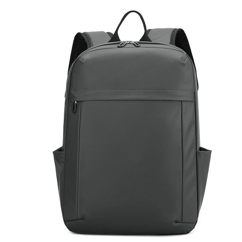 

Новый деловой рюкзак простой повседневный школьный рюкзак для ученика средней школы большой вместимости для поездок на работу компьютерный рюкзак 42*31*12 серый