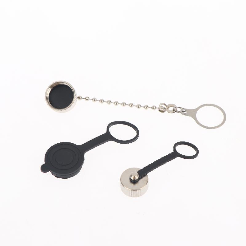 2/4/10Pcs Welding Cable Connector Rubber Metal Protective Cover Gx12 Gx16 Gx20 Aviation Circular Plug Socket Waterproof Dust Cap