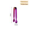 304 Stainless Steel Sugar & Ice Tongs for Coffee and Food, Thickened, Ideal for Restaurant and Bar Use.