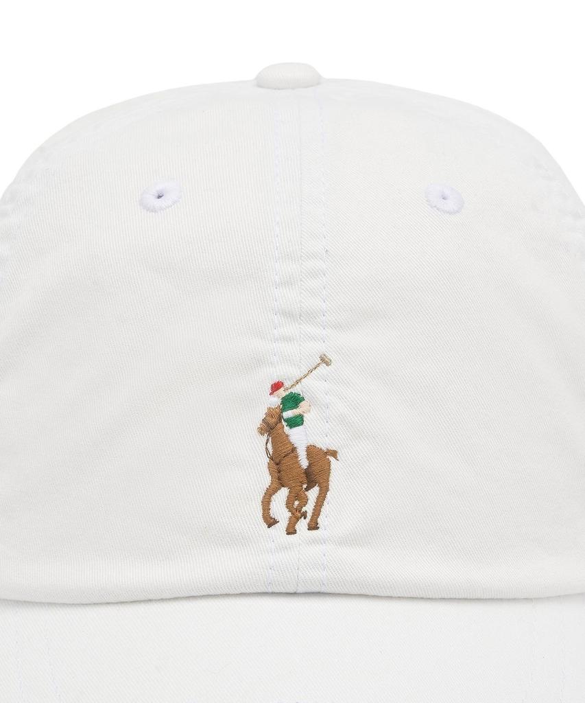 POLO RALPH LAUREN Stretch-Baumwoll-Twill Basecap - Weiß