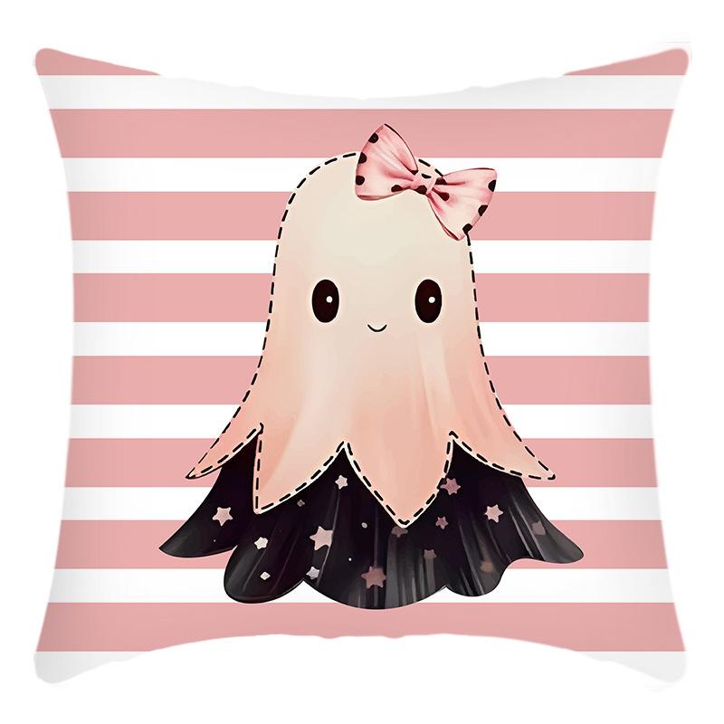 New Halloween Pillow Sofa Living Room Pillow Pillow Ghost Letter Print Pillow Cover