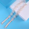Lace Pearl Bra Straps With Adjustable Length Soft Texture Perfect For Off Shoulder Dresses Daily Casual Wear