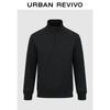 Men's Casual Mock Neck Half-Zip Sweatshirt