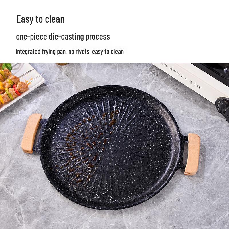 Suncojia Outdoor Korean Non-stick BBQ Grill Pan