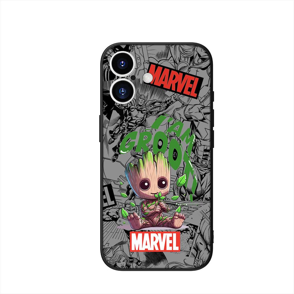 Hulk Marvel Sticker Groots Case for Motorola Moto G04 G13 G14 g45 G22 G23 G20 G32 G34 G35 G64 G82 G84 G53 G60 G72 E14 E15 E13