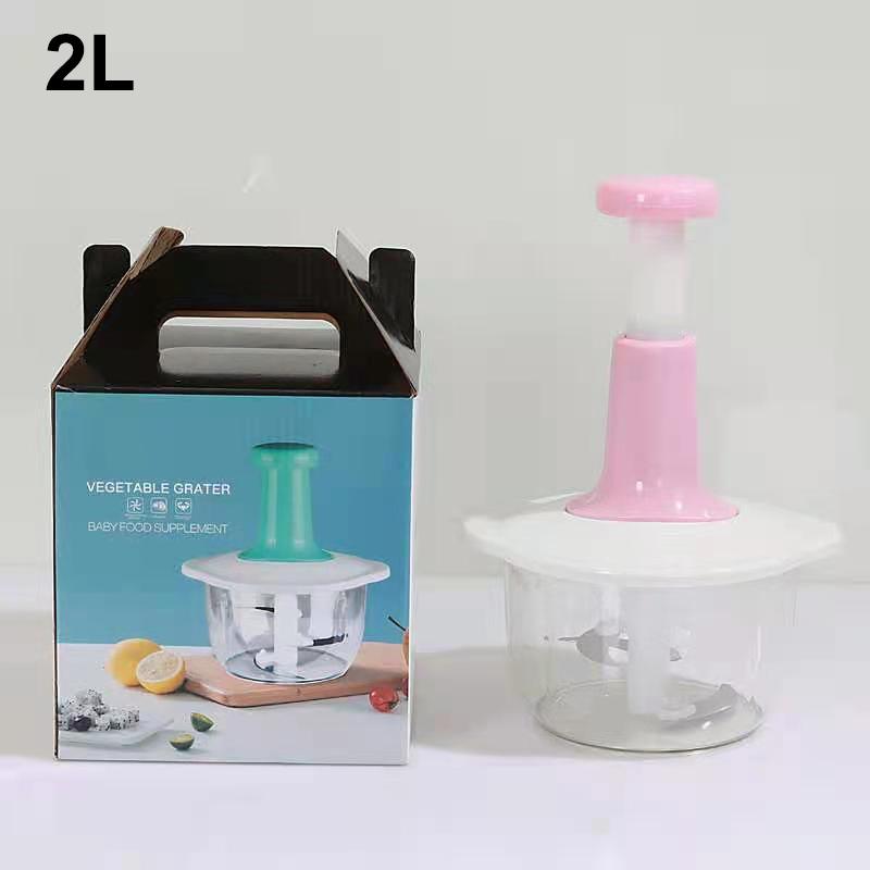 1Pc Manual Meat Chopping & Mashing Kitchen Tool - Stainless Steel Easy To Use For Preparing Healthy Meals Saving Design