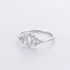 Stainless Steel Lotus Flower Rings for Women Vintage Finger Ring Jewelry Female Wedding Engagement Gift