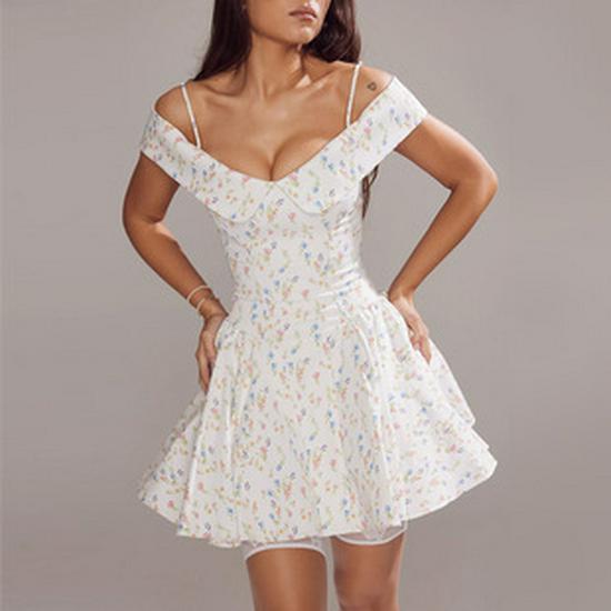 Elegant Floral French Holiday Dress for Women - High-End Fashion, Hot Selling, and Perfect for Any Occasion.