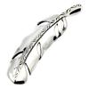 [STERLINGSILBER 925] Silber Indianische Feder Native American Anhänger für Männer und Frauen AMTHGTO-021