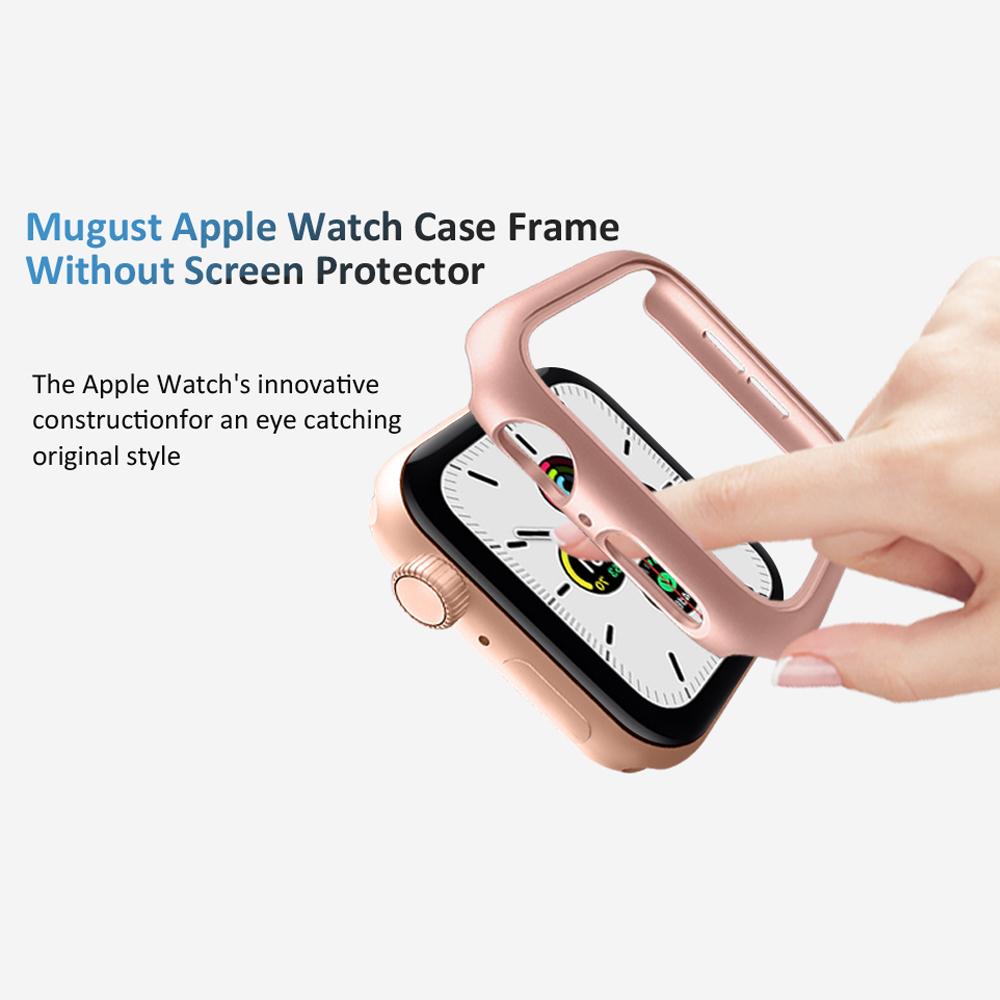 3pcs Hard PC Case For Watch 45mm 41mm 38mm 42mm 40mm 44mm Matte Bumper Protective Case Frame for iWatch SE 9 8 7 6 5 4 3 2
