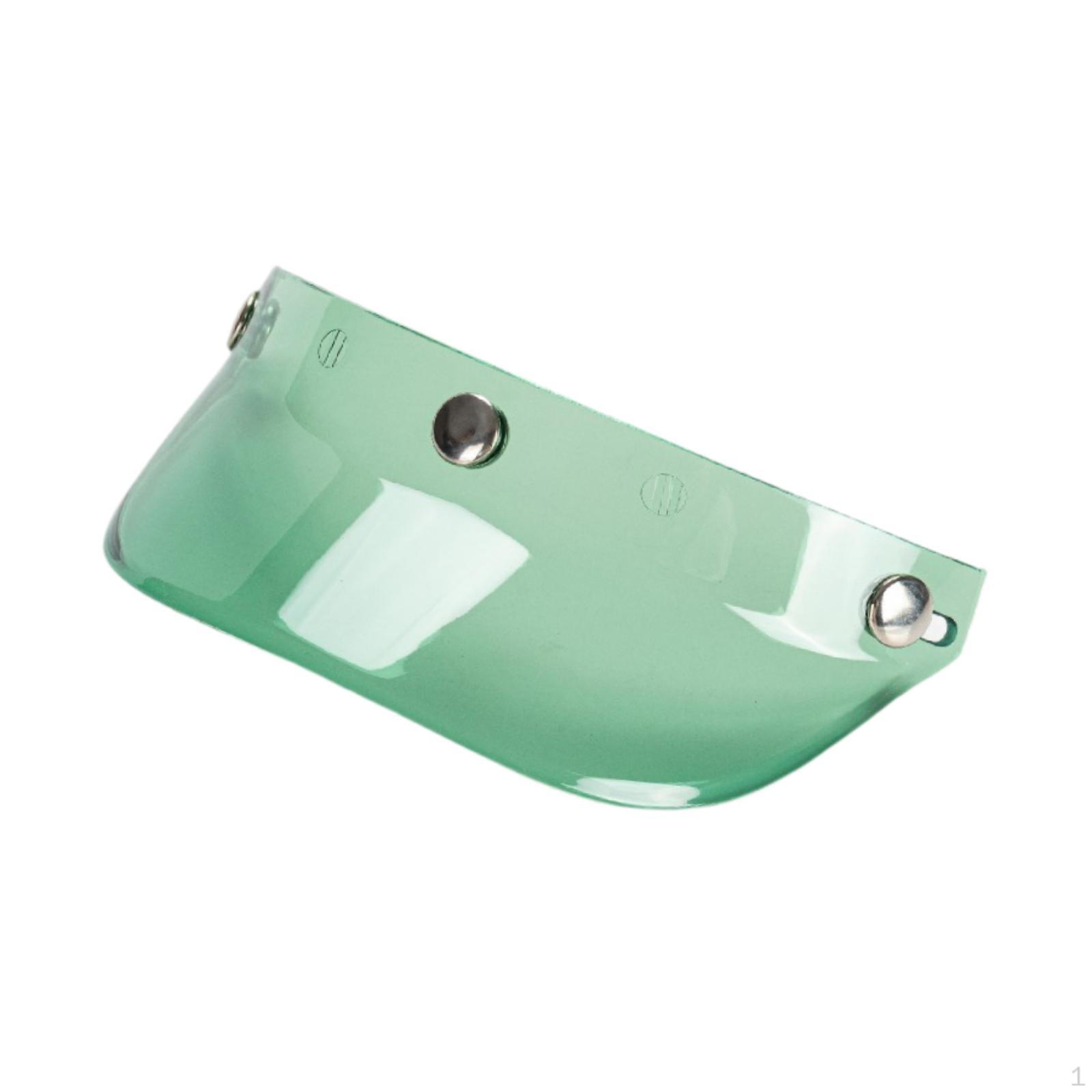 

Козырек с тремя защелками для шлемов 3/4, солнцезащитный козырек прямой замены Green